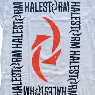 Halestorm - Text Frame - White T-shirt Halestorm