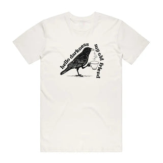 Hello Darkness My Old Friend - Funny T-Shirt - Natural Backyard Tees