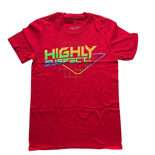 Highly Suspect - Gradient Type Red T-Shirt Highly Suspect