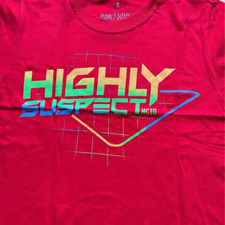 Highly Suspect - Gradient Type Red T-Shirt Highly Suspect