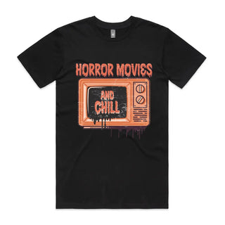 Horror Movies and Chill T-Shirt - Halloween Tee My Store