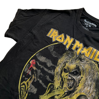 Iron Maiden - Killers Recoloured with Clouds - Black Vintage T-shirt Iron Maiden