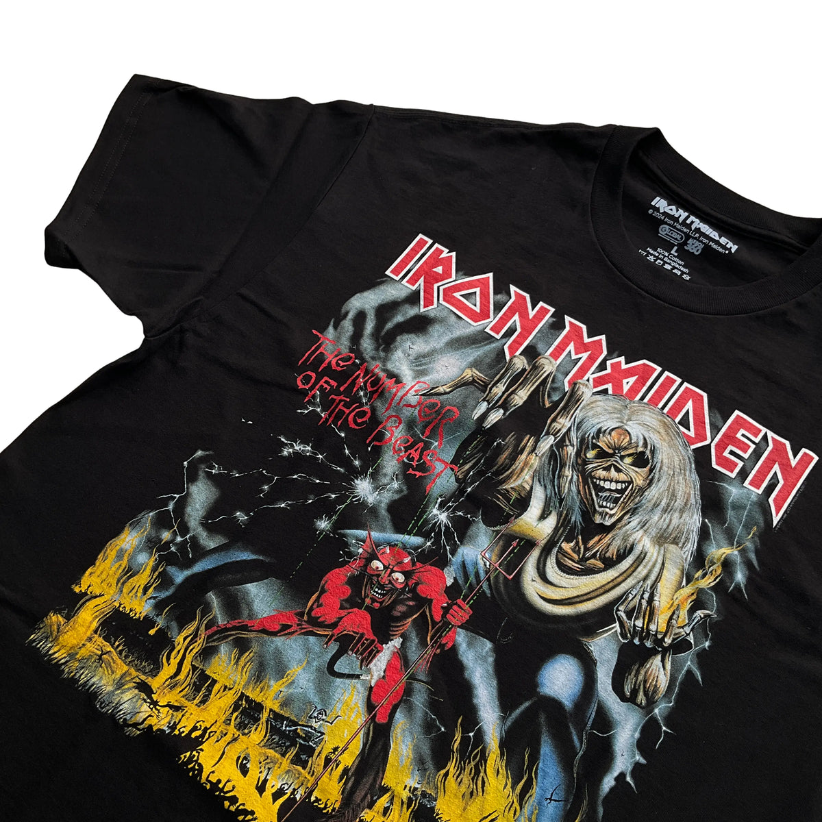 Official Iron Maiden - Number of the Beast - Black T-Shirt