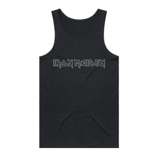 Iron Maiden - Outline Logo - Black Tank Iron Maiden
