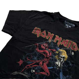 Iron Maiden - Run To The Hills - Black Vintage T-shirt Iron Maiden