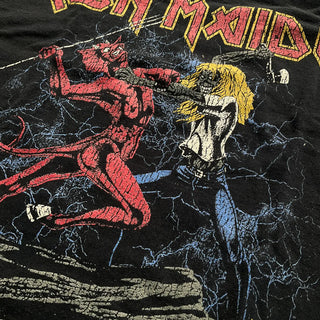 Iron Maiden - Run To The Hills - Black Vintage T-shirt Iron Maiden