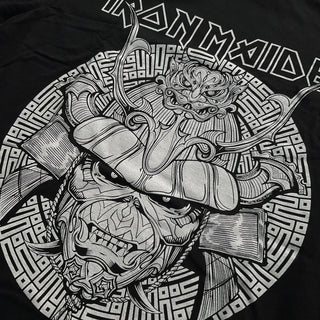 Iron Maiden - Senjutsu Samurai Head - Black T-Shirt Iron Maiden