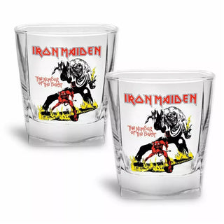 Iron Maiden Spirit Glasses - Number of the Beast Set of 2 (Gift Set) Iron Maiden