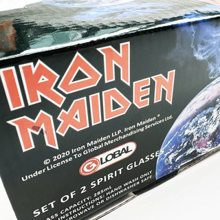 Iron Maiden Spirit Glasses - Number of the Beast Set of 2 (Gift Set) Iron Maiden