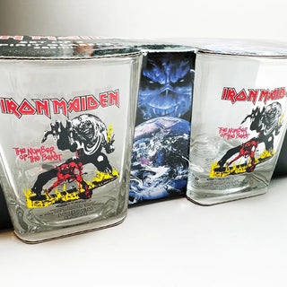 Iron Maiden Spirit Glasses - Number of the Beast Set of 2 (Gift Set) Iron Maiden