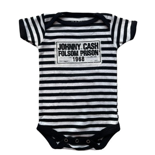 Johnny Cash - Crawl the Line - Baby Black Onesie (Copy) Johnny Cash