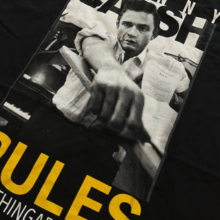 Johnny Cash - Rules Everything - Black T-Shirt Johnny Cash