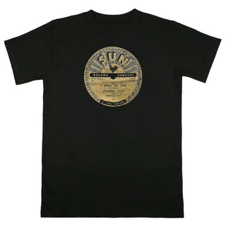 Johnny Cash - Sun Records - Black T-Shirt Johnny Cash