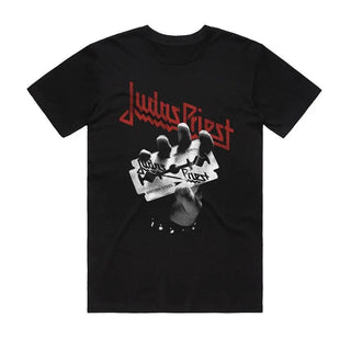 Judas Priest - Grey Steel - Black T-shirt Judas Priest