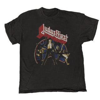 Judas Priest - Unleashed - Black Vintage T-shirt Judas Priest