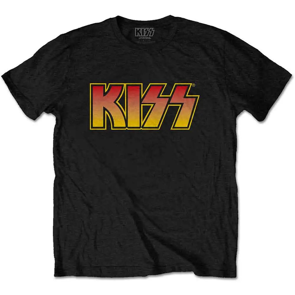 Official KISS - Classic Logo - Black T-Shirt | Twisted NZ