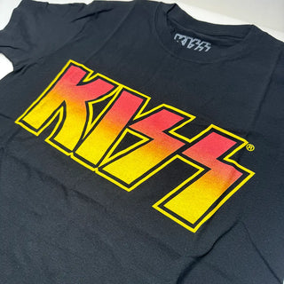 KISS - Classic Logo - Black T-Shirt Kiss