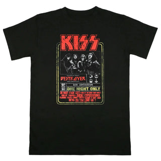 KISS - One Night Only - Black T-Shirt Kiss