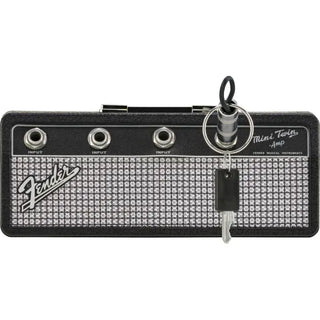 Key Ring Holder For Wall - Jack Rack (Guitar Amp)+ 4x Jack Key Rings Twisted Thread