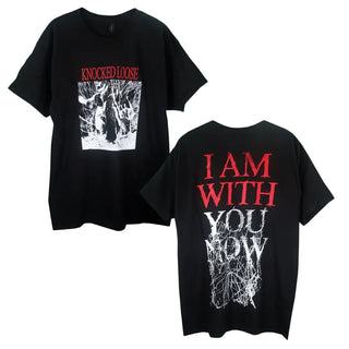 Knocked Loose - I Am With You Now - Black T-Shirt (w/Back) Knocked Loose