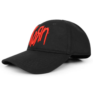Korn - Red Logo - Black Baseball Cap