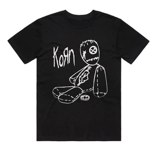Korn - Issues Sketch - Black T-shirt Korn