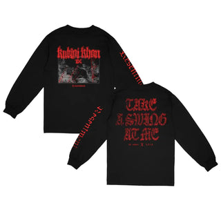 Kublai Khan - Take a Swing - Black Long Sleeve (w/Back) Kublai Khan TX