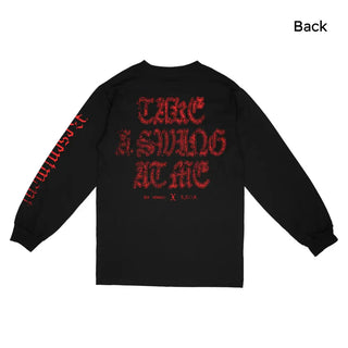 Kublai Khan - Take a Swing - Black Long Sleeve (w/Back) Kublai Khan TX