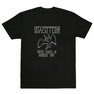 Led Zeppelin - Swan - Black T-Shirt Led Zeppelin