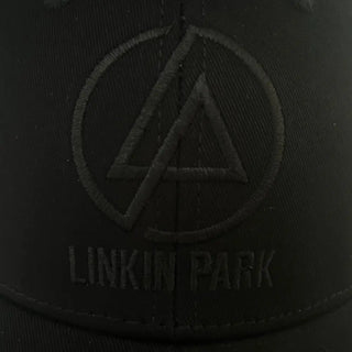 Linkin Park -  Concentric Text Logo - Black Snapback Cap Linkin Park