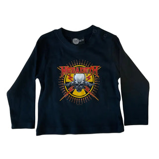 Megadeth - Bullets Toddler Black Long Sleeve Megadeth