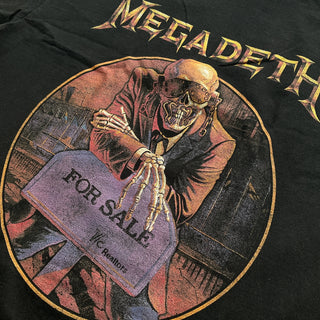 Megadeth - For Sale - Black Vintage T-shirt Megadeth