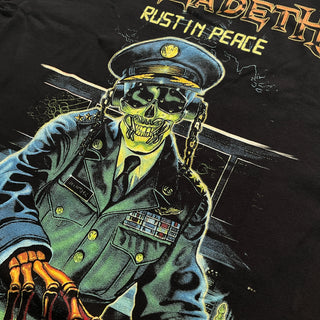 Megadeth - Rust in Peace Button - Black T-shirt Megadeth