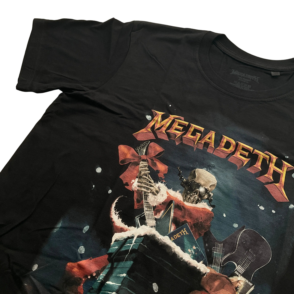 Official Megadeth - Santa Vic - Black T-Shirt | Twisted NZ