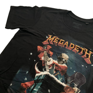 Official Megadeth - Santa Vic - Black T-Shirt | Twisted NZ