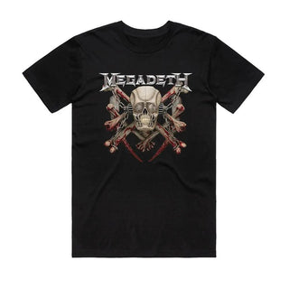 Megadeth - Skull & Bones - Black T-shirt Megadeth