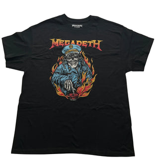 Megadeth - Vic Flames - Black T-shirt (FINAL RUN) Megadeth