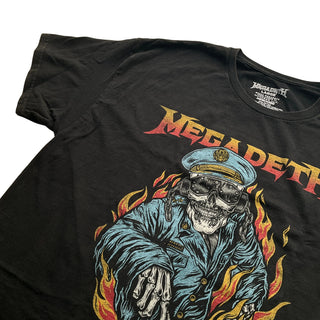 Megadeth - Vic Flames - Black Vintage T-shirt Megadeth