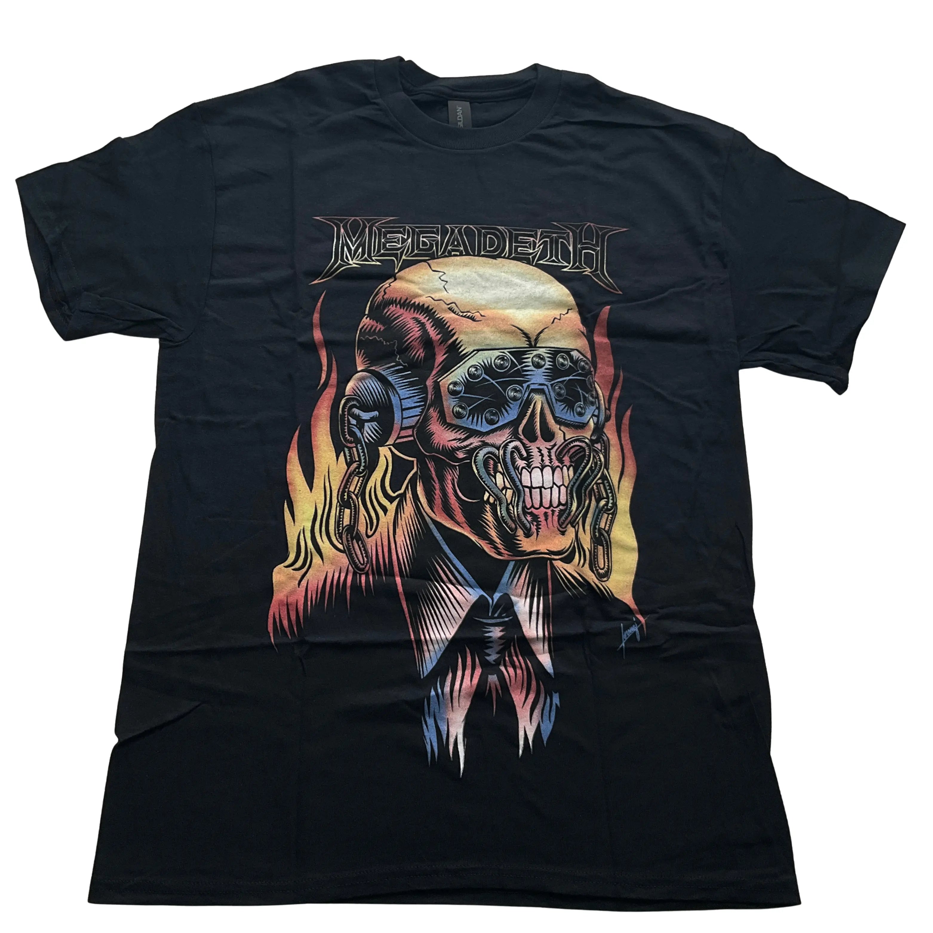 Official Megadeth - Vic Rattlehead - Black T-Shirt | Twisted NZ