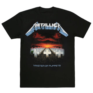 Metallica - Master of Puppets Album (w/ Back Print) - Black T-Shirt Metallica