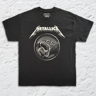 Metallica - Black Album Snake - Black T-shirt Metallica