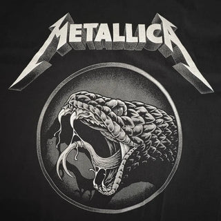 Metallica - Black Album Snake - Black T-shirt Metallica