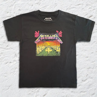 Metallica - Master of Puppets Cartoon - Kids Black T-shirt Metallica