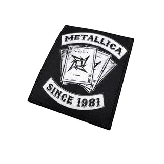 Metallica Patch - 30th Anniversary Playing Card (Iron On) Metallica