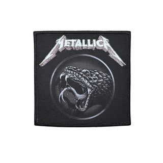 Metallica Patch - Black Album Snake (Iron On) Metallica