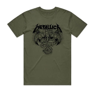 Metallica - Roam Mono Blast - Military Green T-shirt Metallica