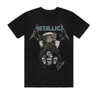 Metallica - S &M2 Skulls - Black T-shirt Metallica