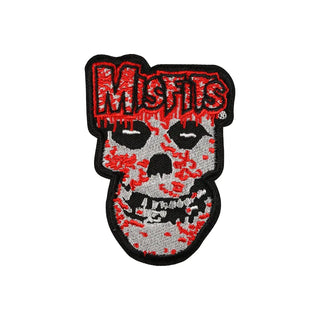 Misfits Patch - Dripping Blood Skull (Iron On) Misfits