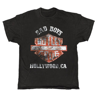 Motley Crue - Bad Boys - Black Vintage T-shirt Motley Crue