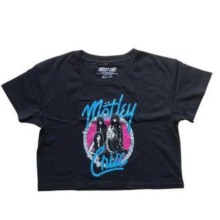 Motley Crue - Bling - Black Crop Tank Motley Crue